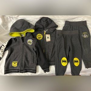 Batman - Zip Up Hoodie/Pant Sets (2) - Size 3